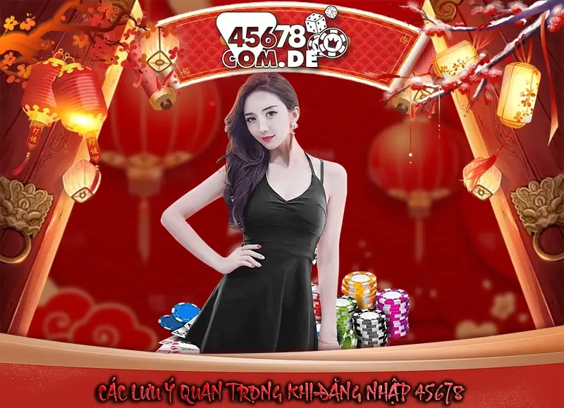 Các lưu ý quan trọng khi đăng nhập 45678